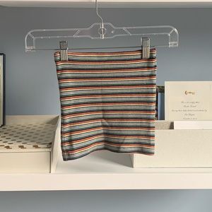 Brandy Melville Ribbed Rainbow Tube Top
